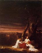 Thomas Cole Angels Ministering to Christ in the Wilderness oil painting